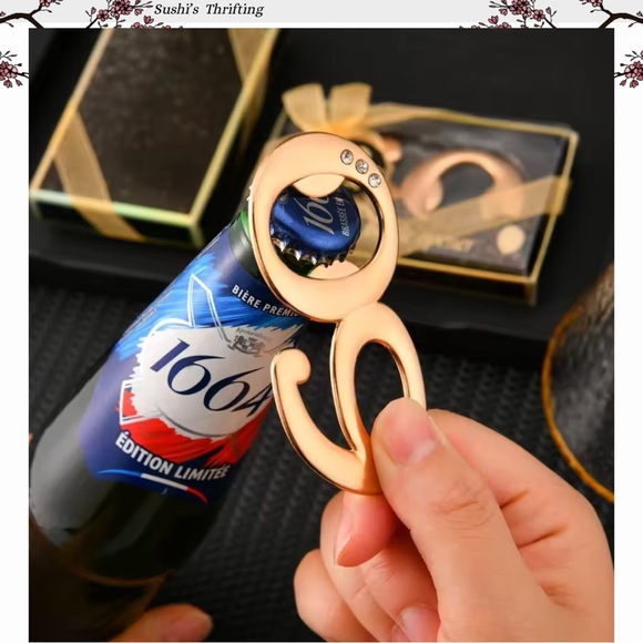 8pk Gold Bottle Opener Party Favors 🥂 - Picture 4 of 4